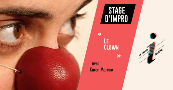 Affiche du stage "Le Clown"